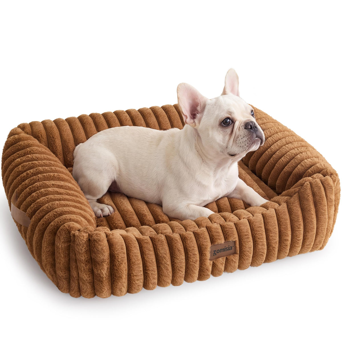 ZOMISIA Orthopedic Large Cat Bed with Removable Washable Cover, 25x21''