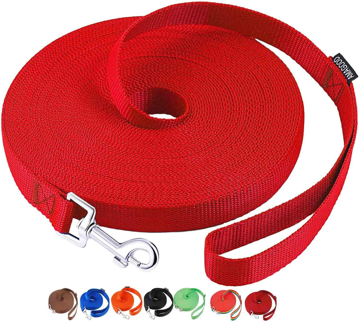 Long Dog Leashes for Training 15/20/30/50/100FT Lead for Medium Small Dogs