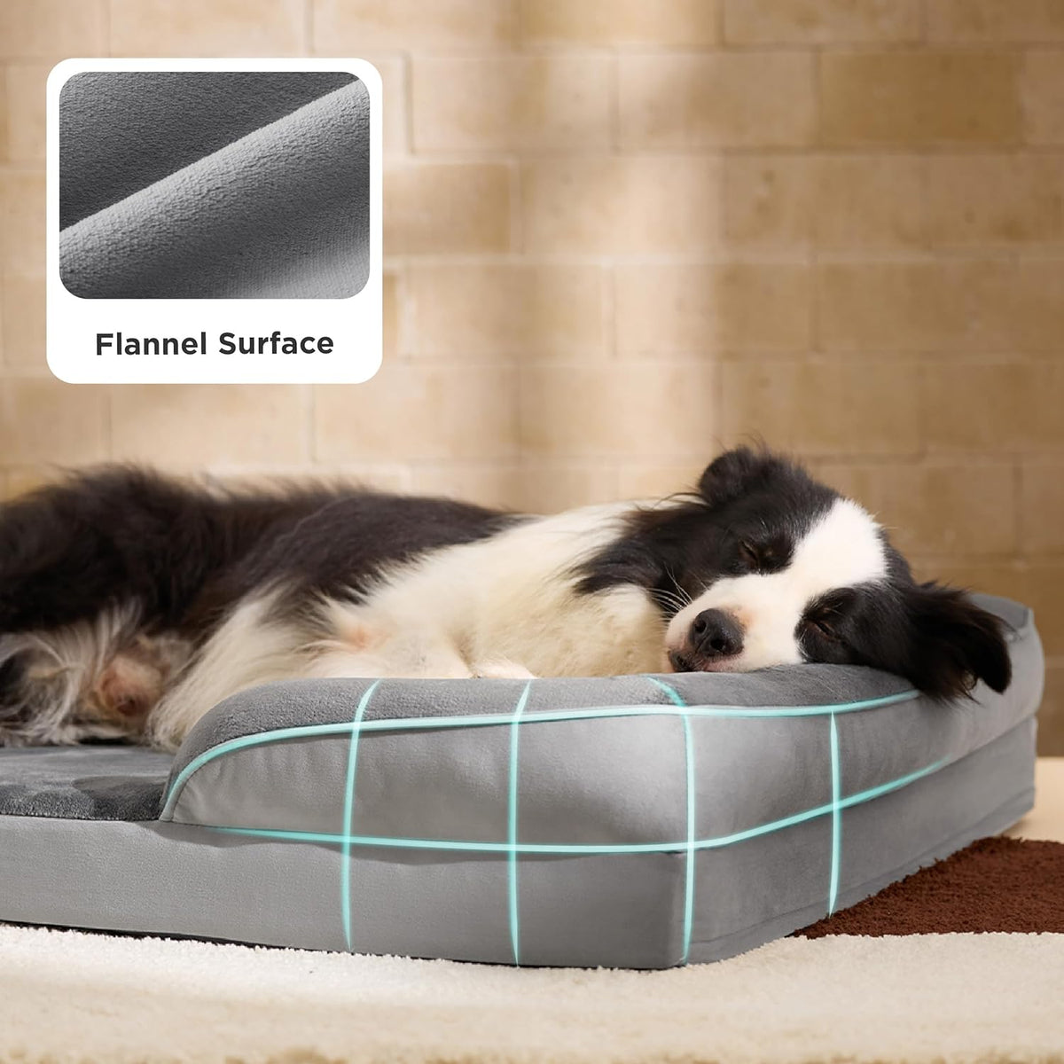 Bedsure Orthopedic Dog Beds Large Sized Dog Washable Original Design