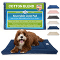 Pet Dreams Dog Crate Pad - Washable Kennel Mat, Crate Pads for Dog Cages, Non-Toxic, Flat Indoor Cat Bed, Fits iCrate 18, 24, 30, 36, 42, 48 Inches (Grey, Small, 24")