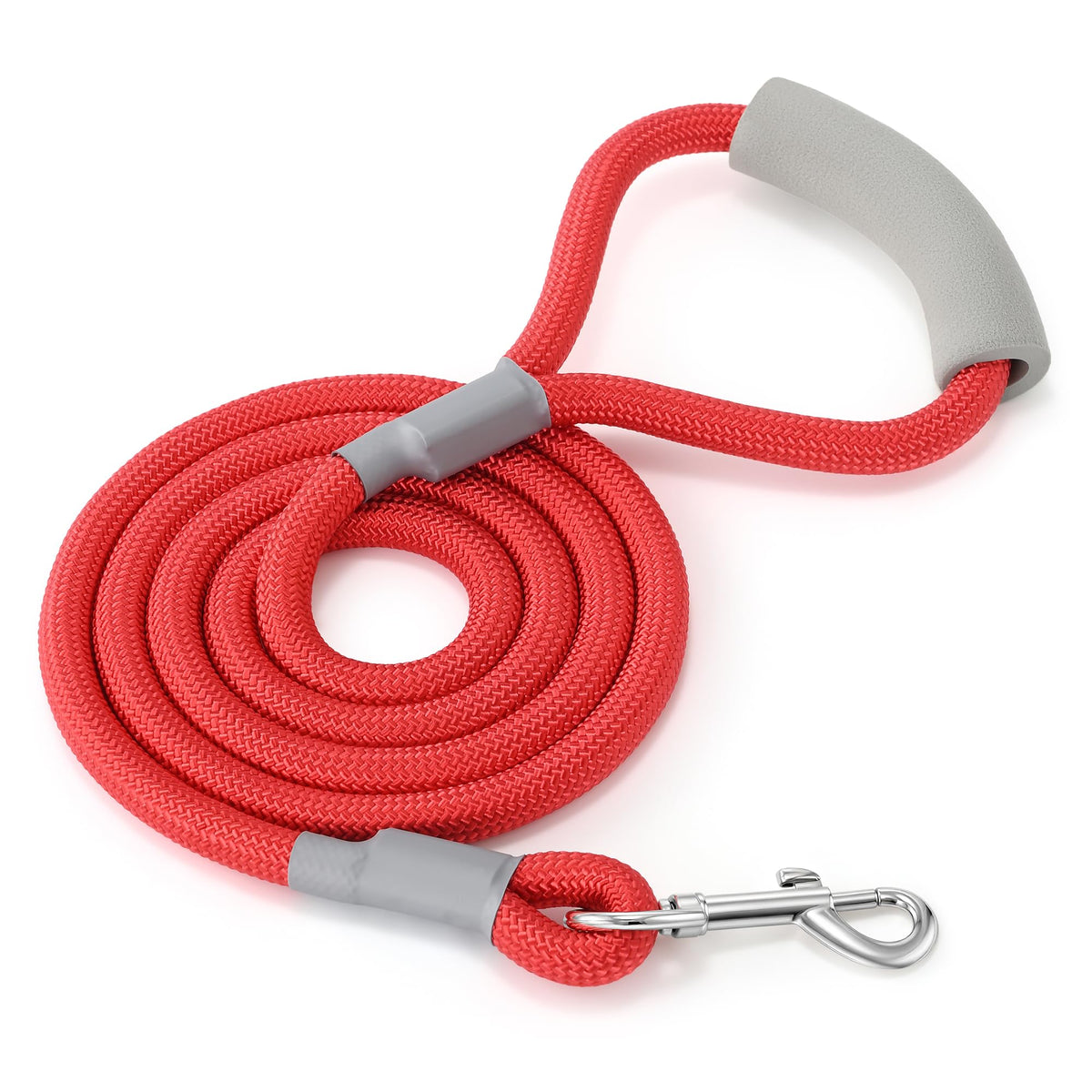 Mile High Life Dog Leash, 6FT x 1/2IN Blue, with Padded Handle
