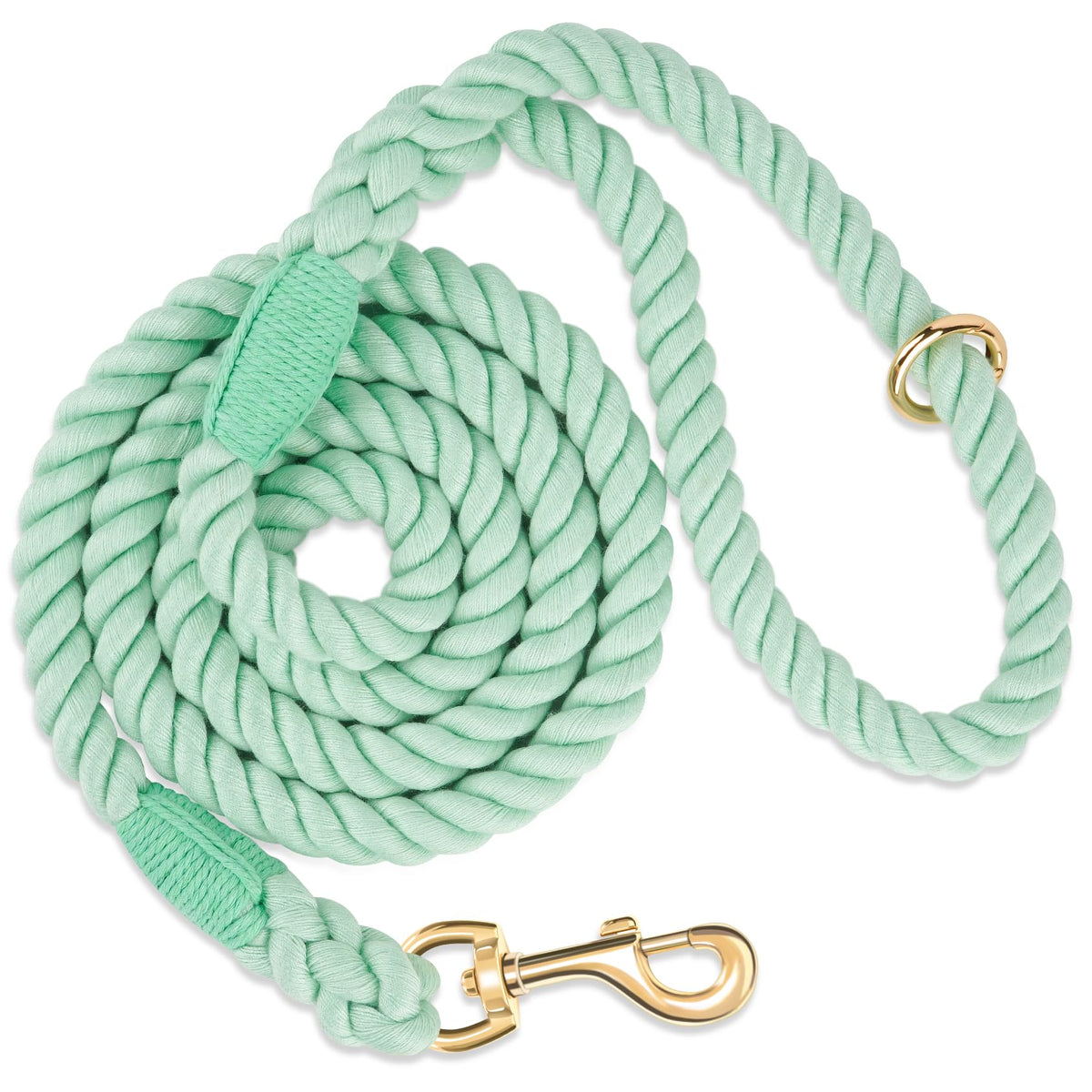 5 FT Handmade Rope Dog Leash for Small Medium and Large Dogs