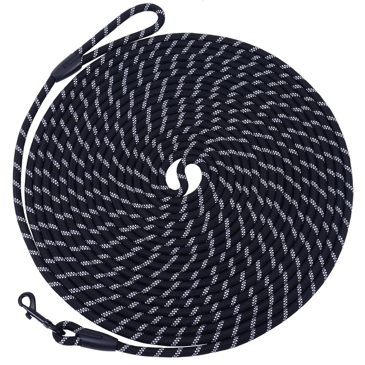 Hi Kiss Dog/Puppy Obedience Recall Agility Lead - 15ft 20ft 30ft 50ft 100ft Leash - Great for Training, Play, Camping, or Backyard - Orange 20ft
