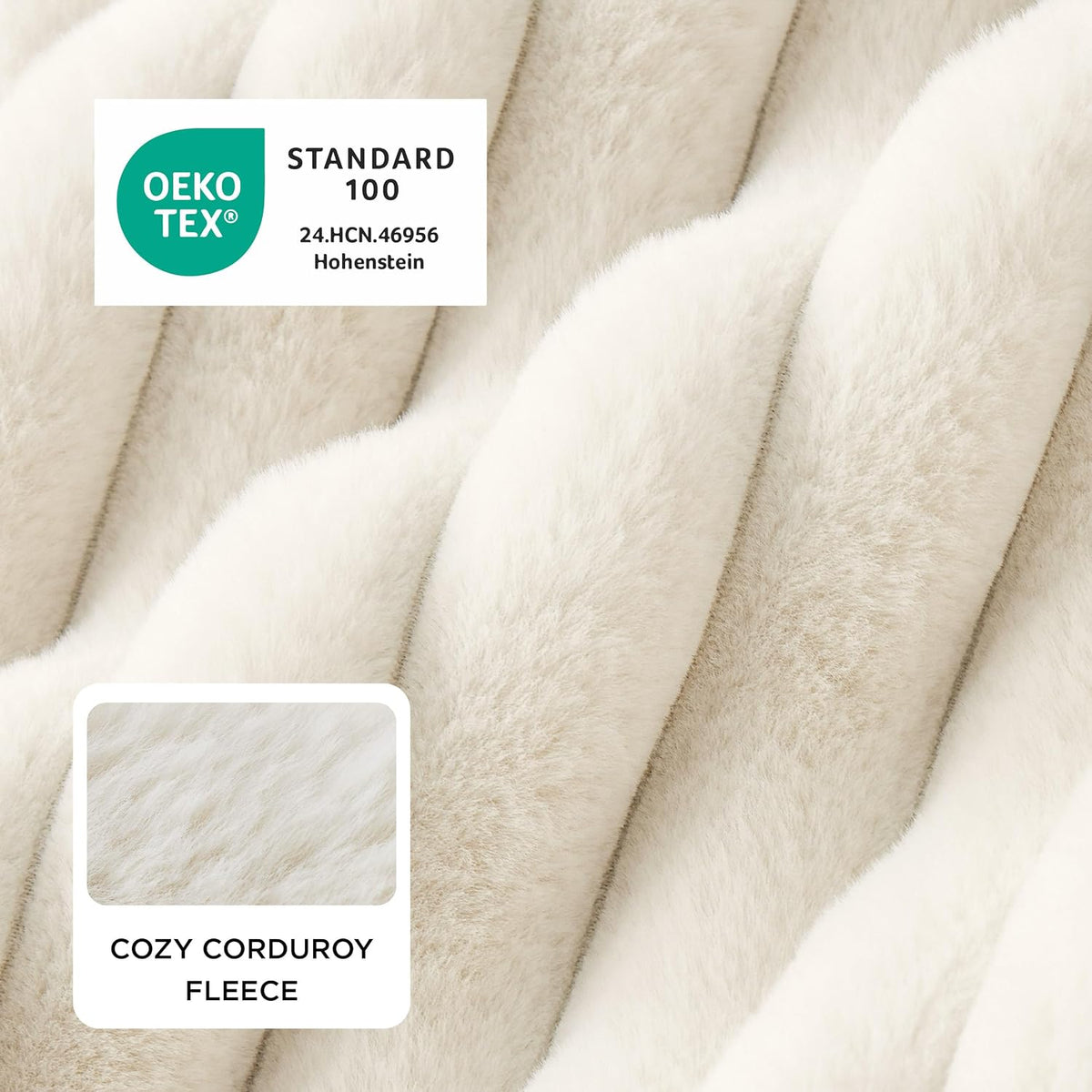 Bedsure ComfyFleece® Cute Dog Bed for Small Medium Dogs Washable,25in Cream
