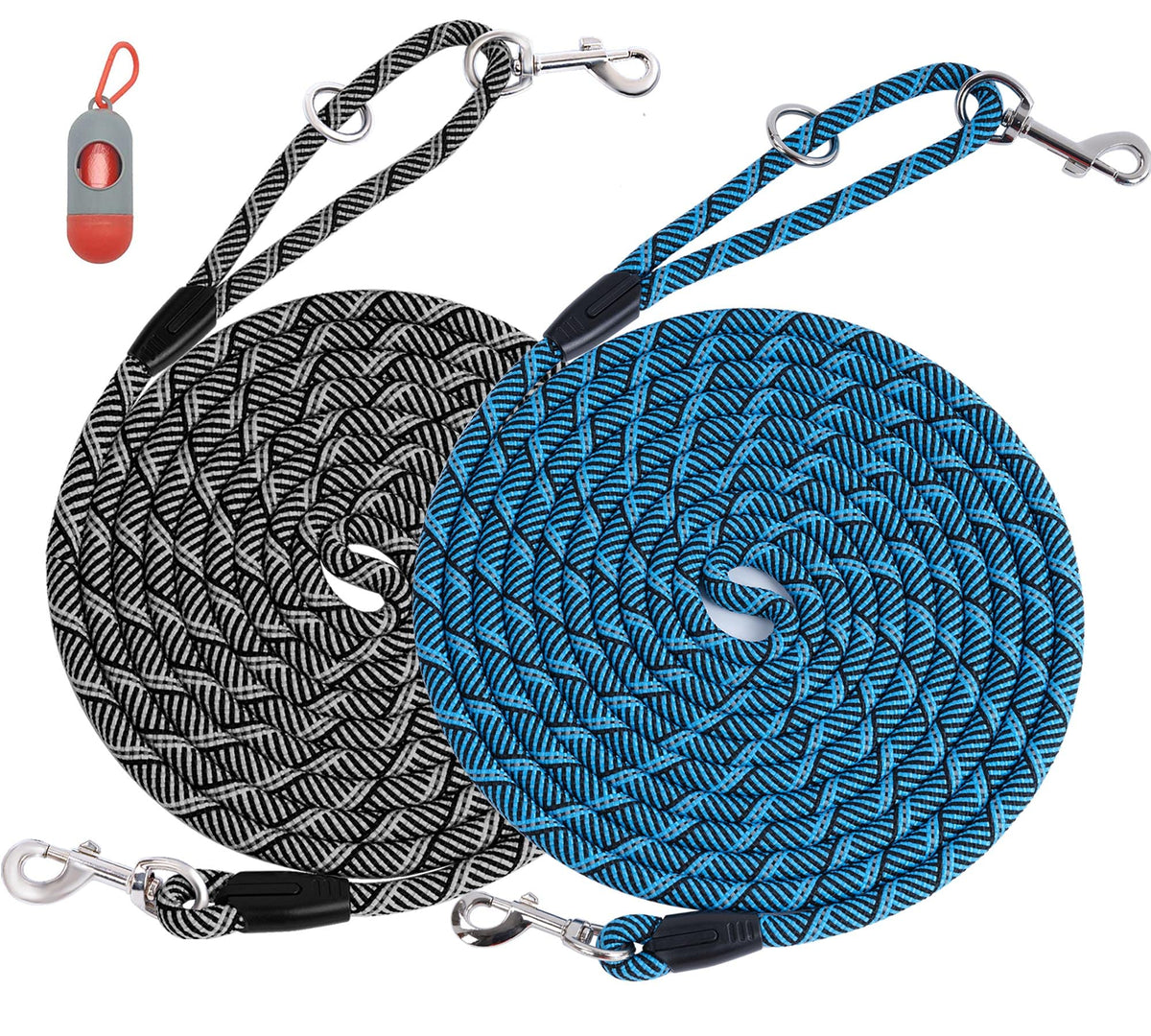 Long Dog Leash for Training 10FT/16FT/20FT/30FT/50FT/100FT, Reflective Tie Out, Heavy Duty Dog Lead for Large, Medium & Small Dogs - Outside Walking, Playing, Camping, Yard