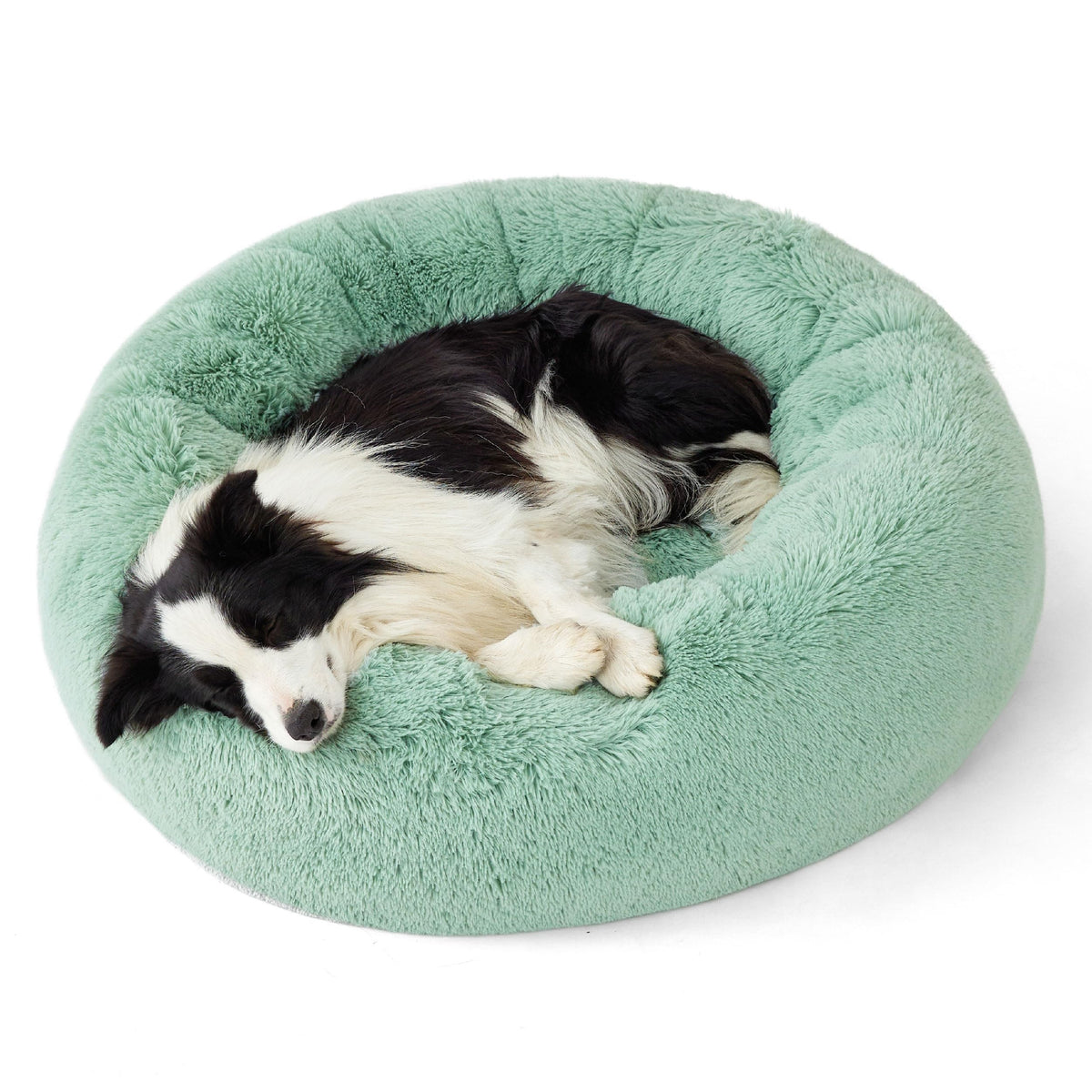 Bedsure Calming Small Dog Bed Donut Washable Cat＆Puppy Bed,23 inches Camel