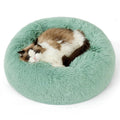 Bedsure Calming Dog Bed Medium Size Dog Donut Washable Pet Bed,30ins Camel